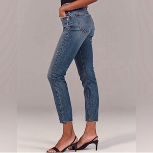 Abercrombie & Fitch Women's High Rise Jeans - Blue